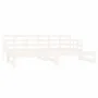 Sofá cama extraíble madera maciza de pino blanco 2x(90x200) cm de vidaXL, Camas y somieres - Ref: Foro24-820373, Precio: 185,...
