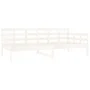 Solid white pine wood sofa bed 90x190 cm by vidaXL, Beds and slatted bases - Ref: Foro24-820368, Price: 101,01 €, Discount: %
