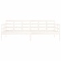 Solid white pine wood sofa bed 90x190 cm by vidaXL, Beds and slatted bases - Ref: Foro24-820368, Price: 110,61 €, Discount: %