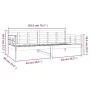 Solid white pine wood sofa bed 90x190 cm by vidaXL, Beds and slatted bases - Ref: Foro24-820368, Price: 101,01 €, Discount: %