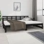 Abnehmbares Schlafsofa aus massivem schwarzem Kiefernholz, 2 x (90 x 200) cm von vidaXL, Betten und Lattenroste - Ref: Foro24...