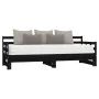 Removable sofa bed solid black pine wood 2x(90x200) cm by vidaXL, Beds and slatted bases - Ref: Foro24-820376, Price: 192,96 ...