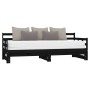 Sofá cama extraíble madera maciza de pino negro 2x(90x200) cm de vidaXL, Camas y somieres - Ref: Foro24-820376, Precio: 201,1...