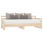 Sofá cama extraíble madera maciza de pino 2x(90x200) cm de vidaXL, Camas y somieres - Ref: Foro24-820372, Precio: 183,40 €, D...