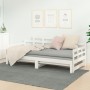 Abnehmbares Schlafsofa aus massivem weißem Kiefernholz, 2 x (80 x 200) cm von vidaXL, Betten und Lattenroste - Ref: Foro24-82...