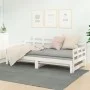 Removable sofa bed solid white pine wood 2x(80x200) cm by vidaXL, Beds and slatted bases - Ref: Foro24-820348, Price: 162,61 ...