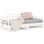 Removable sofa bed solid white pine wood 2x(80x200) cm by vidaXL, Beds and slatted bases - Ref: Foro24-820348, Price: 162,61 ...