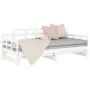 Removable sofa bed solid white pine wood 2x(80x200) cm by vidaXL, Beds and slatted bases - Ref: Foro24-820348, Price: 162,61 ...