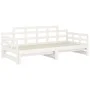 Removable sofa bed solid white pine wood 2x(80x200) cm by vidaXL, Beds and slatted bases - Ref: Foro24-820348, Price: 162,61 ...
