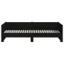 Removable sofa bed solid black pine wood 2x(80x200) cm by vidaXL, Beds and slatted bases - Ref: Foro24-820261, Price: 203,53 ...