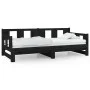 Sofá cama extraíble madera maciza de pino 2x(90x190) cm de vidaXL, Camas y somieres - Ref: Foro24-820296, Precio: 187,09 €, D...