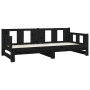 Sofá cama extraíble madera maciza de pino 2x(90x190) cm