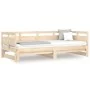 Removable sofa bed solid pine wood 2x(90x200) cm by vidaXL, Beds and slatted bases - Ref: Foro24-820312, Price: 159,77 €, Dis...
