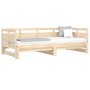 Removable sofa bed solid pine wood 2x(90x200) cm by vidaXL, Beds and slatted bases - Ref: Foro24-820312, Price: 172,27 €, Dis...