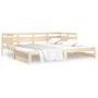 Removable sofa bed solid pine wood 2x(90x200) cm by vidaXL, Beds and slatted bases - Ref: Foro24-820312, Price: 159,77 €, Dis...