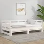 Removable sofa bed solid white pine wood 2x(90x200) cm by vidaXL, Beds and slatted bases - Ref: Foro24-820313, Price: 189,11 ...