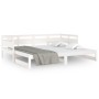 Removable sofa bed solid white pine wood 2x(90x200) cm by vidaXL, Beds and slatted bases - Ref: Foro24-820313, Price: 191,80 ...