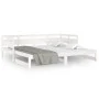 Removable sofa bed solid white pine wood 2x(90x200) cm by vidaXL, Beds and slatted bases - Ref: Foro24-820313, Price: 189,11 ...