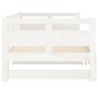 Abnehmbares Schlafsofa aus massivem weißem Kiefernholz, 2 x (90 x 200) cm von vidaXL, Betten und Lattenroste - Ref: Foro24-82...
