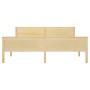 Estructura de cama de madera maciza de pino 180x200 cm de vidaXL, Camas y somieres - Ref: Foro24-322179, Precio: 170,20 €, De...