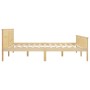 Estructura de cama de madera maciza de pino 180x200 cm de vidaXL, Camas y somieres - Ref: Foro24-322179, Precio: 170,20 €, De...