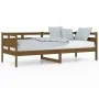 Honey brown solid pine wood sofa bed 80x200 cm by vidaXL, Beds and slatted bases - Ref: Foro24-820305, Price: 102,02 €, Disco...