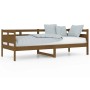 Sofá cama madera maciza de pino marrón miel 80x200 cm de vidaXL, Camas y somieres - Ref: Foro24-820305, Precio: 103,31 €, Des...