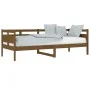 Honey brown solid pine wood sofa bed 80x200 cm by vidaXL, Beds and slatted bases - Ref: Foro24-820305, Price: 102,02 €, Disco...