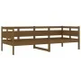 Honey brown solid pine wood sofa bed 80x200 cm by vidaXL, Beds and slatted bases - Ref: Foro24-820305, Price: 102,02 €, Disco...