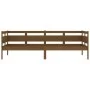Honey brown solid pine wood sofa bed 80x200 cm by vidaXL, Beds and slatted bases - Ref: Foro24-820305, Price: 102,02 €, Disco...