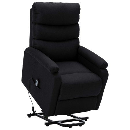 Sillón elevable tela negro en Sillones | Comprar online en Foro24