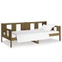 Honey brown solid pine wood sofa bed 90x190 cm by vidaXL, Beds and slatted bases - Ref: Foro24-820280, Price: 107,93 €, Disco...
