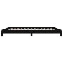 Black solid pine wood stackable bed 80x200 cm by vidaXL, Beds and slatted bases - Ref: Foro24-820401, Price: 111,04 €, Discou...