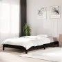 Black solid pine wood stackable bed 90x200 cm by vidaXL, Beds and slatted bases - Ref: Foro24-820396, Price: 133,80 €, Discou...