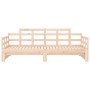 Sofá cama extraíble madera maciza de pino 2x(90x190) cm de vidaXL, Camas y somieres - Ref: Foro24-820352, Precio: 157,69 €, D...