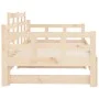 Removable sofa bed solid pine wood 2x(90x190) cm by vidaXL, Beds and slatted bases - Ref: Foro24-820352, Price: 147,05 €, Dis...