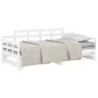 Sofá cama extraíble madera maciza de pino blanco 2x(90x190) cm de vidaXL, Camas y somieres - Ref: Foro24-820353, Precio: 142,...