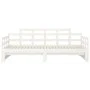 Abnehmbares Schlafsofa aus massivem weißem Kiefernholz, 2 x (90 x 190) cm von vidaXL, Betten und Lattenroste - Ref: Foro24-82...