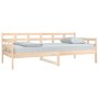 Solid pine wood sofa bed 90x190 cm by vidaXL, Beds and slatted bases - Ref: Foro24-820367, Price: 98,66 €, Discount: %