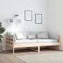 Solid pine wood sofa bed 90x190 cm by vidaXL, Beds and slatted bases - Ref: Foro24-820367, Price: 94,74 €, Discount: %