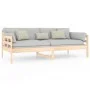 Solid pine wood sofa bed 90x190 cm by vidaXL, Beds and slatted bases - Ref: Foro24-820367, Price: 94,74 €, Discount: %