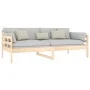 Solid pine wood sofa bed 90x190 cm by vidaXL, Beds and slatted bases - Ref: Foro24-820367, Price: 94,74 €, Discount: %