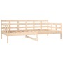 Solid pine wood sofa bed 90x190 cm by vidaXL, Beds and slatted bases - Ref: Foro24-820367, Price: 98,66 €, Discount: %