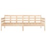 Solid pine wood sofa bed 90x190 cm by vidaXL, Beds and slatted bases - Ref: Foro24-820367, Price: 98,66 €, Discount: %