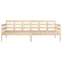 Solid pine wood sofa bed 90x190 cm by vidaXL, Beds and slatted bases - Ref: Foro24-820367, Price: 94,74 €, Discount: %