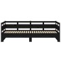 Removable sofa bed solid black pine wood 2x(80x200) cm by vidaXL, Beds and slatted bases - Ref: Foro24-820321, Price: 182,18 ...