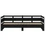 Removable sofa bed solid black pine wood 2x(80x200) cm by vidaXL, Beds and slatted bases - Ref: Foro24-820321, Price: 155,59 ...