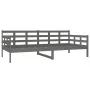 Schlafsofa aus massivem, grauem Kiefernholz, 90 x 200 cm von vidaXL, Betten und Lattenroste - Ref: Foro24-820359, Preis: 125,...