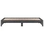 Abnehmbares Schlafsofa aus massivem, grauem Kiefernholz, 2 x (90 x 200) cm von vidaXL, Betten und Lattenroste - Ref: Foro24-8...