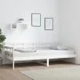Schlafsofa aus massivem weißem Kiefernholz, 90 x 200 cm von vidaXL, Betten und Lattenroste - Ref: Foro24-820358, Preis: 127,9...